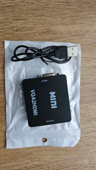 Conversor VGA a HDMI Mini con USB