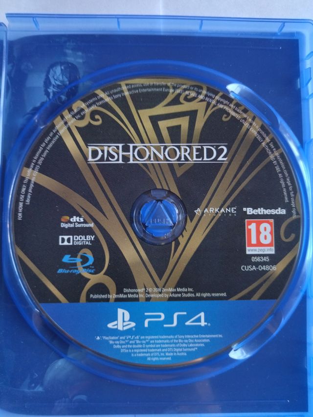 Dishonored 2 PS4 (PlayStation 4)