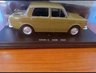 SIMCA 1000 DE 1969 MARRON MOSTAZA ESCALA 1:24