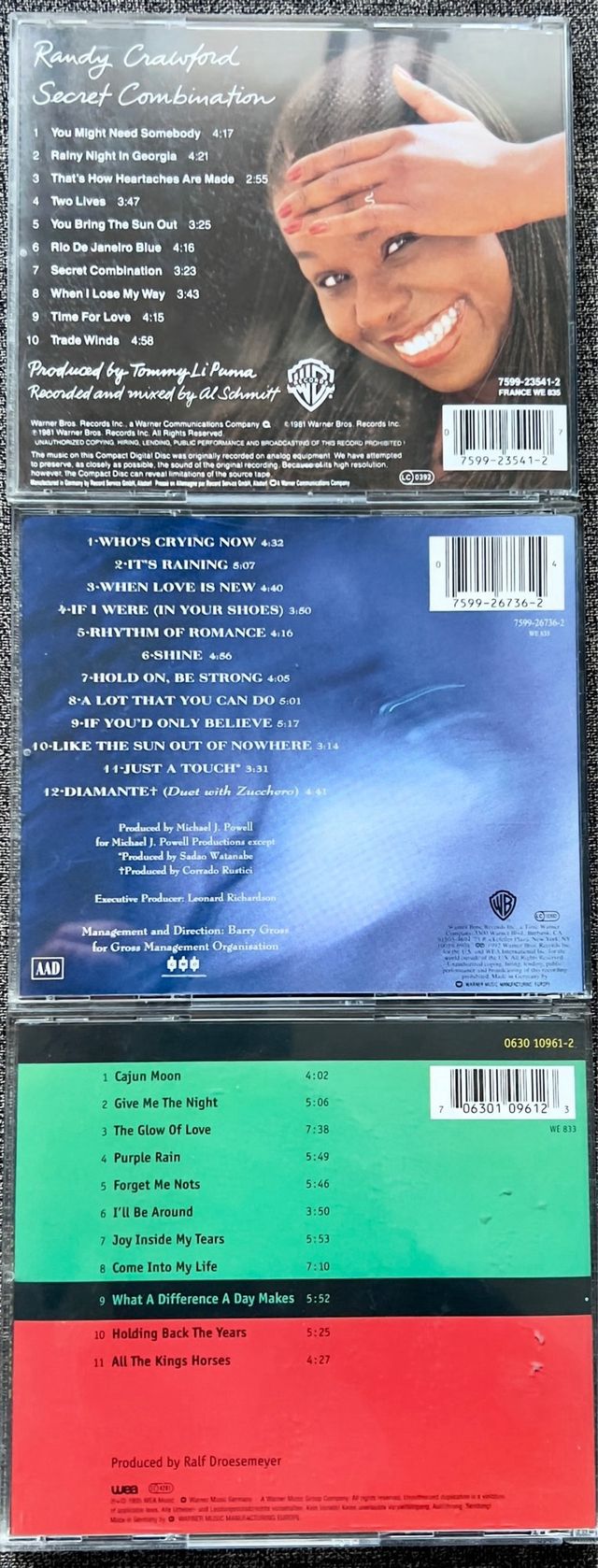 Lote 3 CDs Randy Crawford