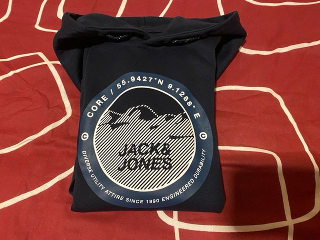 Sudadera Jack & Jones azul con estampado talla 152