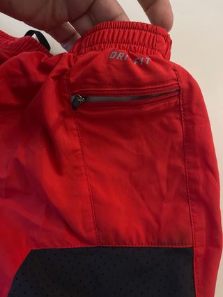 Pantalón corto Nike Running Rojo/Negro