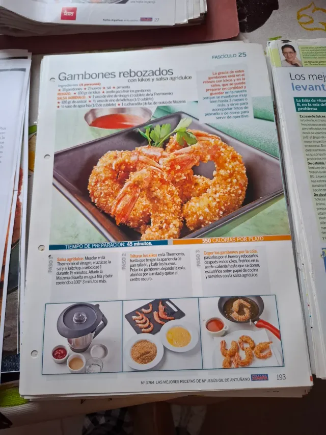 Muchas recetas de cocina de Arguiñano y de revista