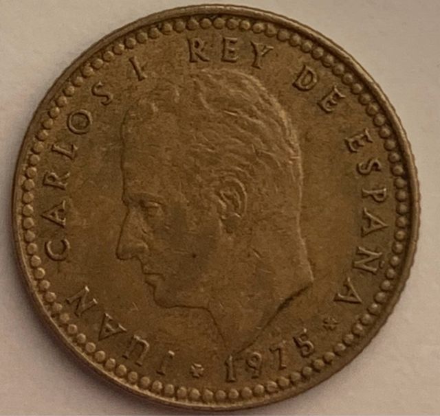 1 Peseta España del año 1975