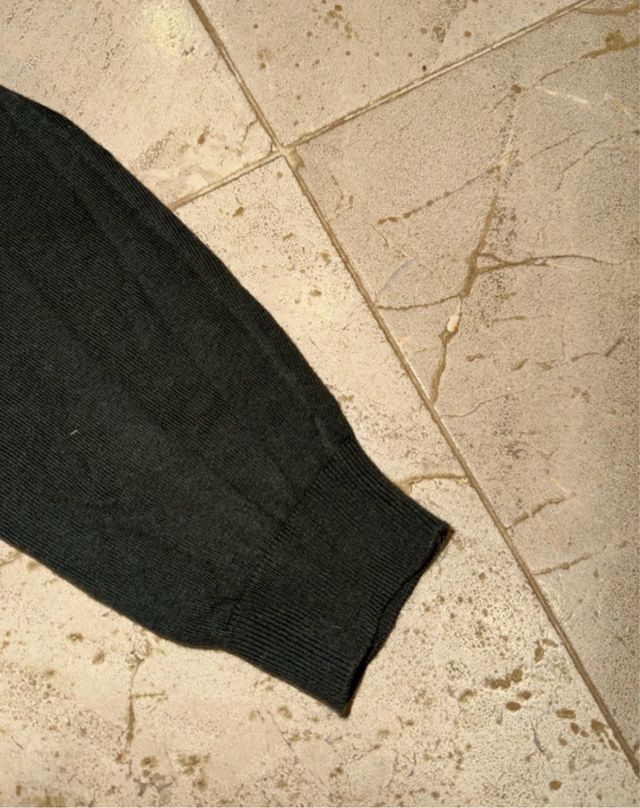 Jersey Massimo Dutti Verde Oliva con Parches