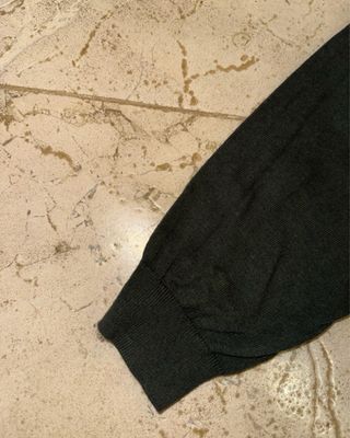 Jersey Massimo Dutti Verde Oliva con Parches