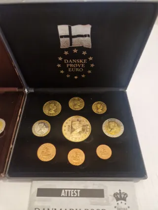 Set Monete Prova Svezia Danimarca 2002-2003