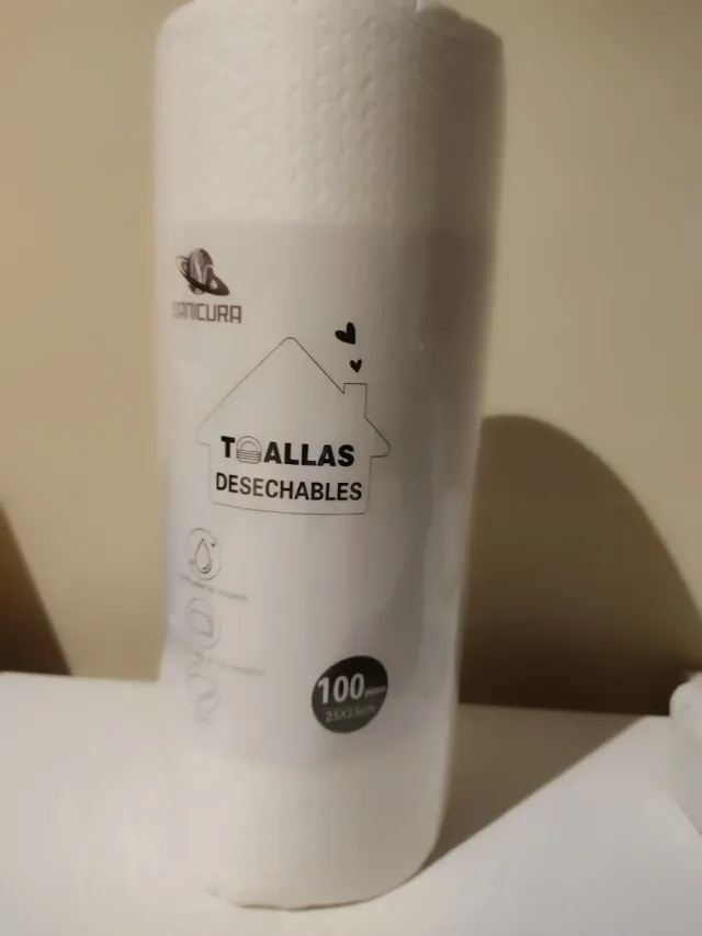 Toallas Desechables 100 uds 25x25cm