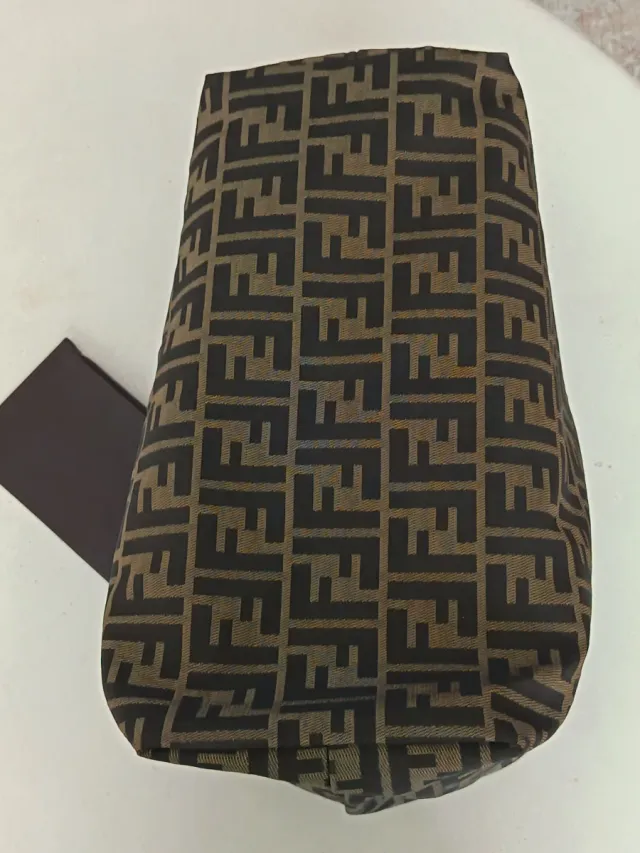 Borsa Fendi Tote Marrone e Verde