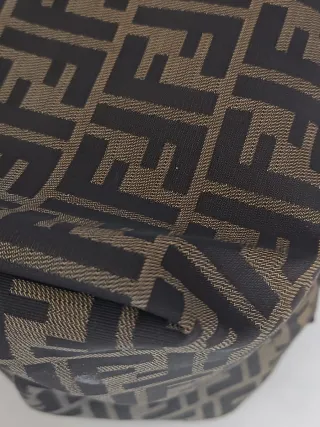 Borsa Fendi Tote Marrone e Verde