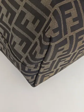 Borsa Fendi Tote Marrone e Verde