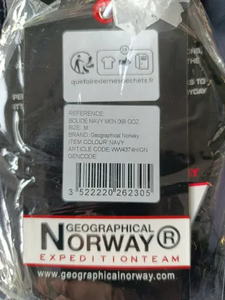 Chaqueta Geographical Norway Azul Marino Hombre