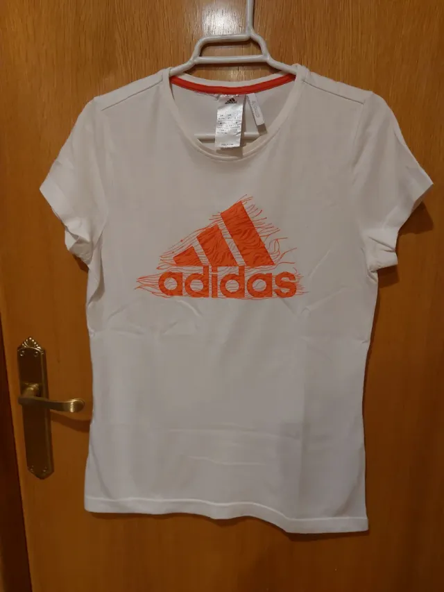 Camiseta Adidas niño blanca