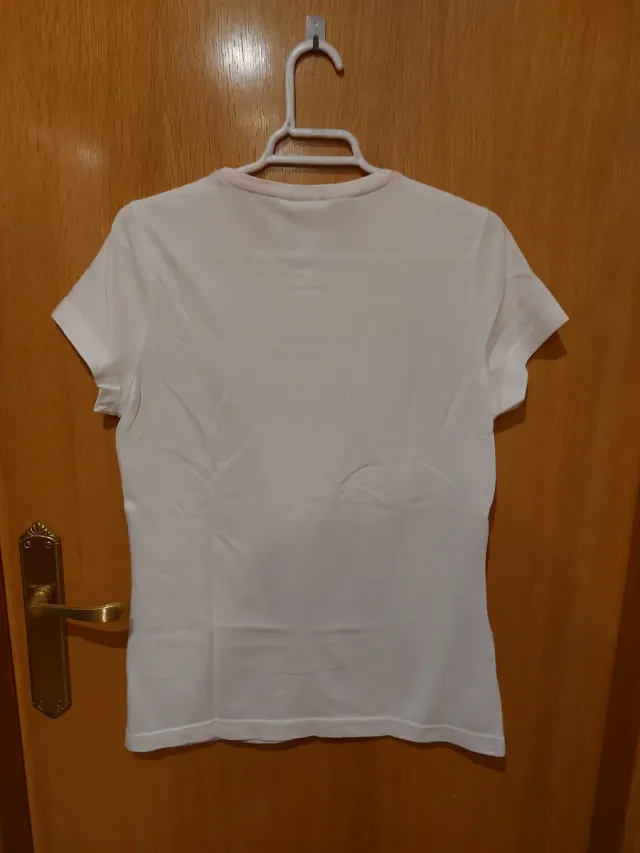 Camiseta Adidas niño blanca