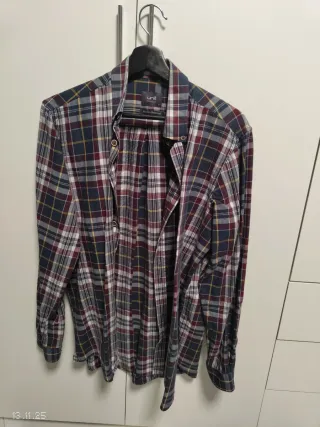 Camisa cuadros Unit M hombre