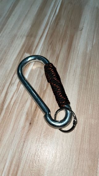 Llavero Mosquetón EDC Cuerda Seguridad