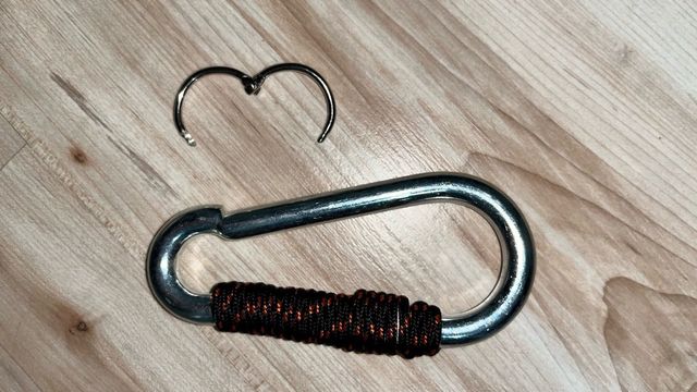 Llavero Mosquetón EDC Cuerda Seguridad