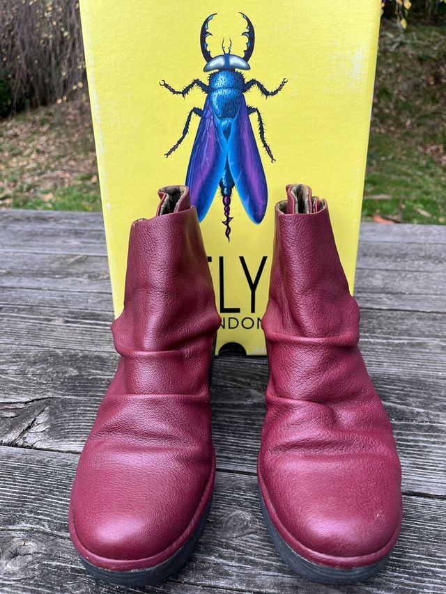 Botines Burdeos Fly London