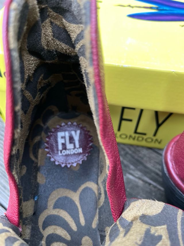 Botines Burdeos Fly London