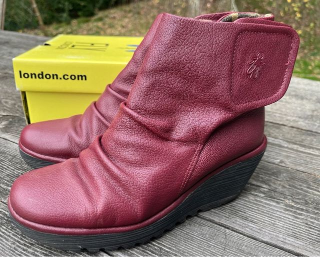 Botines Burdeos Fly London