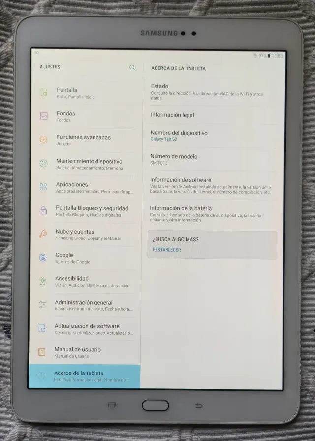 Samsung Galaxy Tab S2 Blanca