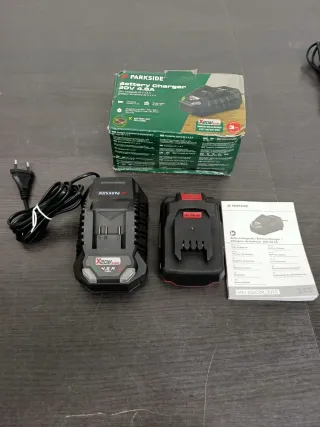 Cargador y Batería Parkside 20V 4.5A