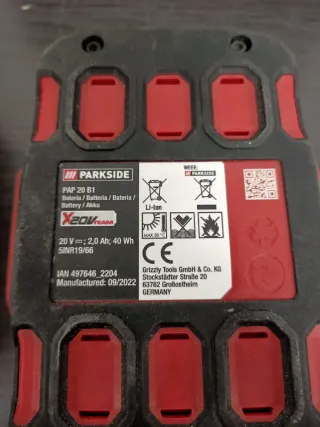 Cargador y Batería Parkside 20V 4.5A