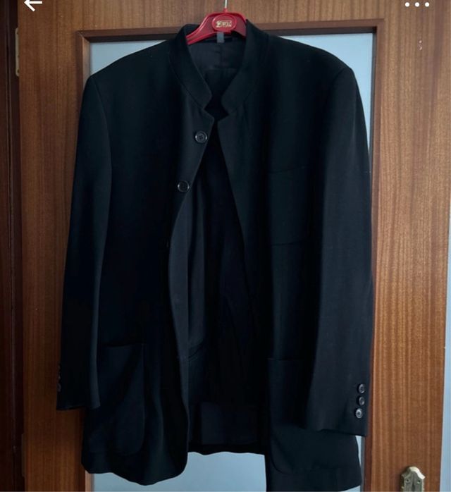 Traje de caballero negro
