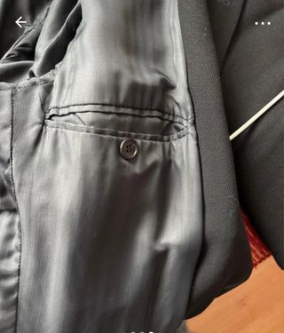 Traje de caballero negro