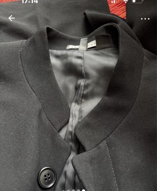 Traje de caballero negro