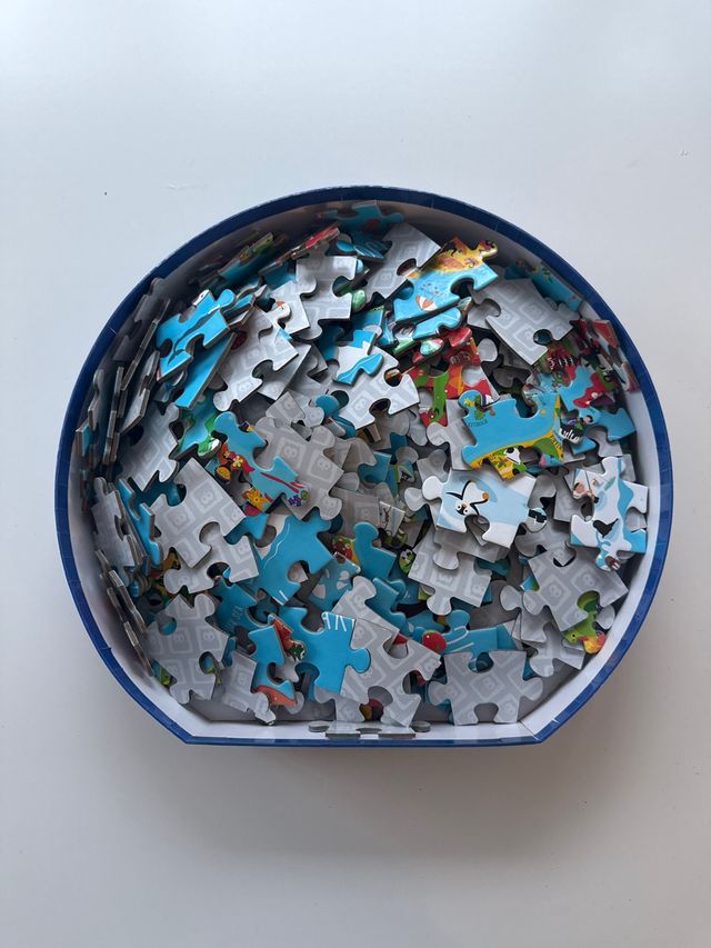 Puzzle per bambini mappa del mondo 250 pezzi