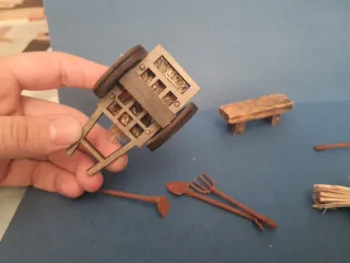 Set miniatura agricoltura presepe