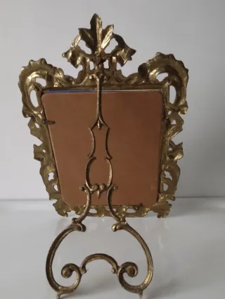 ANTIGUO MARCO DE FOTOS DE BRONCE