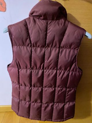 Chaleco granate. Talla XS