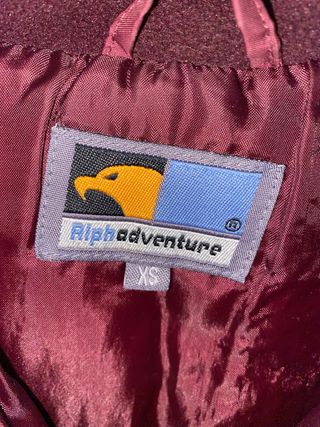 Chaleco granate. Talla XS