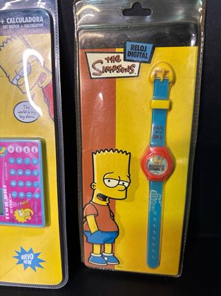 Lote 2 Relojes The Simpsons + Calculadora