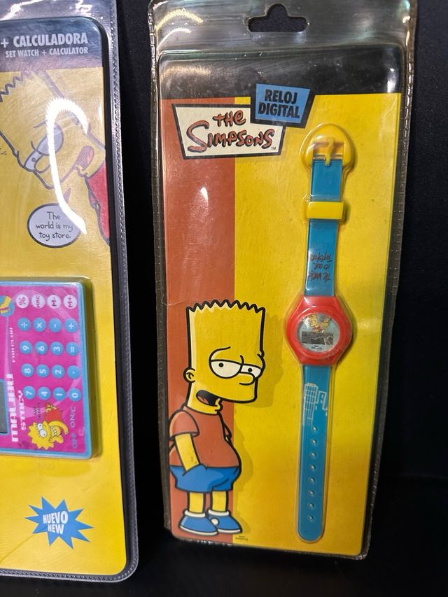 Lote 2 Relojes The Simpsons + Calculadora