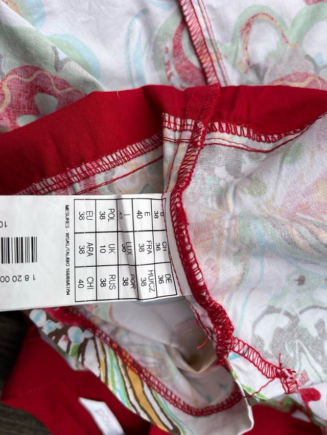 Vestido algodón sin mangas estampado