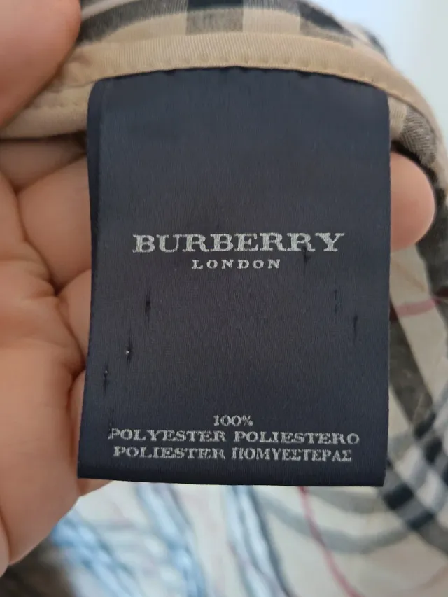 Giubbotto Burberry Beige a Quadri