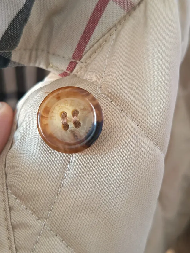 Giubbotto Burberry Beige a Quadri