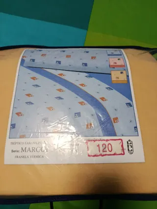 Sábanas Térmicas Franela Cama 120cm