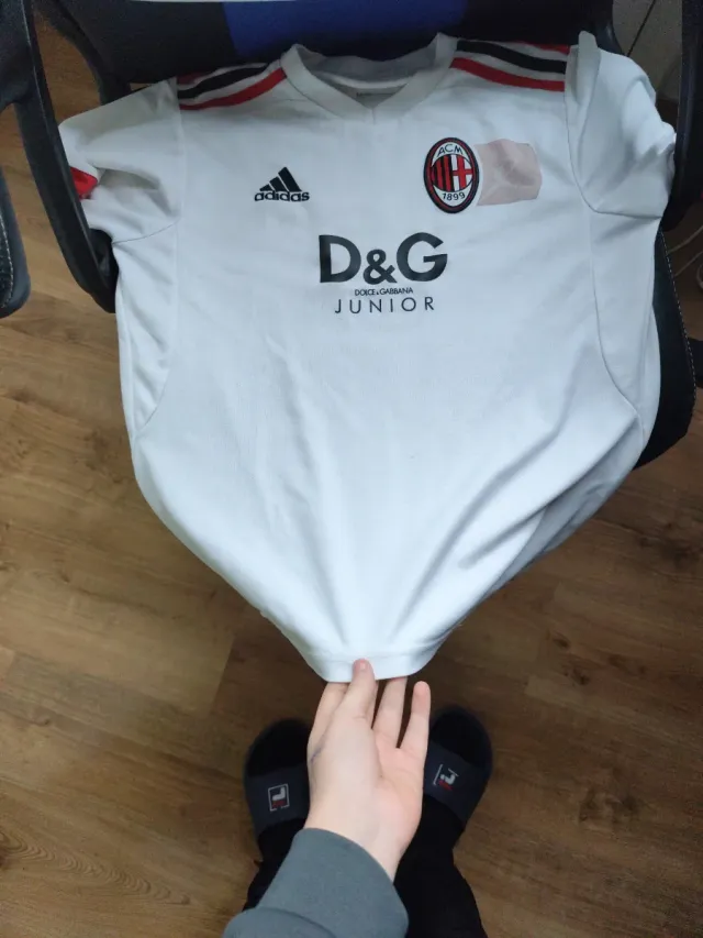 Camiseta AC Milan Retro Adidas D&G Junior