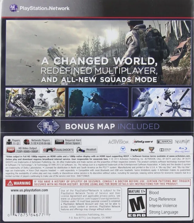 Call of Duty Ghosts PS3