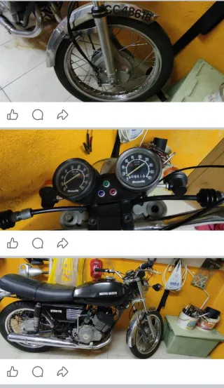 Moto Moto Guzzi 250 TS Bicilindrica Buen estado