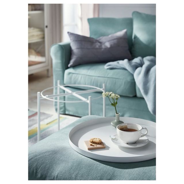 Tavolo ausiliario IKEA GLADOM bianco, 45x53cm