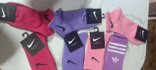 Calcetines Nike Talla Única Rosa y Morado fusia