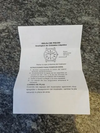 RELOJ FASE LUNAR CRISTALES LIQUIDOS