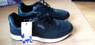 Scarpe donna Estrella nere bianche taglia 37