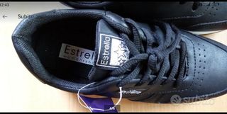 Scarpe donna Estrella nere bianche taglia 37