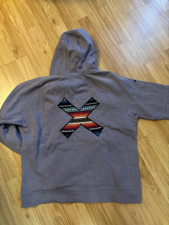 Sudadera Blue Banana con diseño X